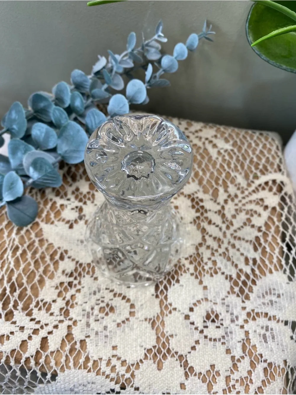 Vintage Kristal Zajecar Crystal Bud Vase